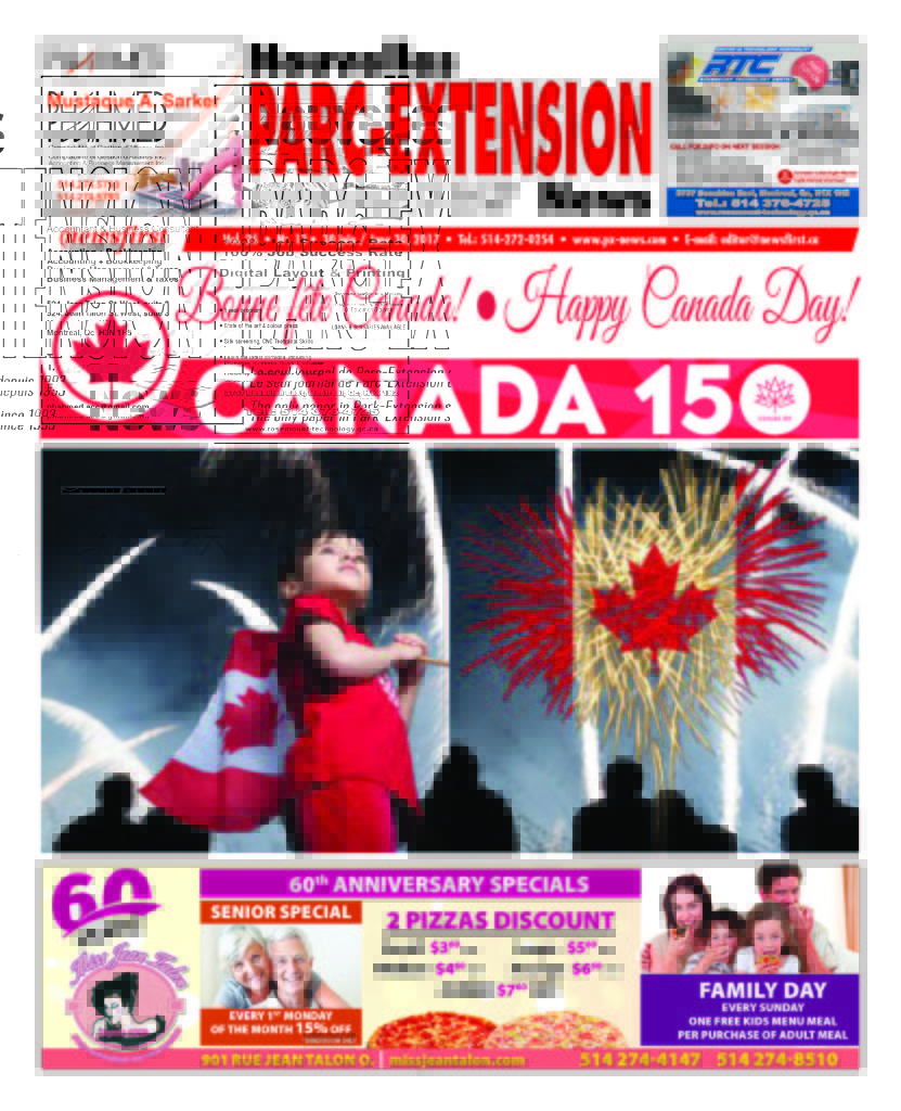 Front page image of the Parc-Extension News Volume 25-13