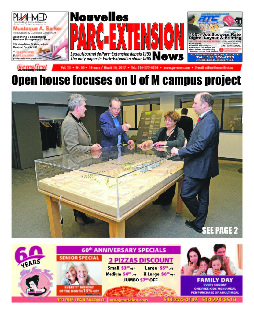 Front page image of the Parc-Extension News Volume 25-5