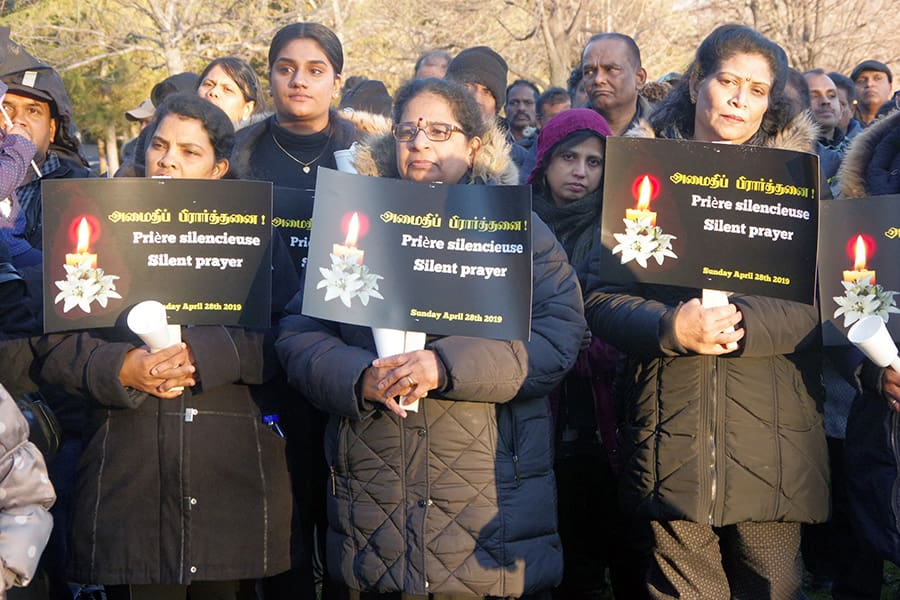 Memorial held in Jarry Park for Sri Lanka bombing victims