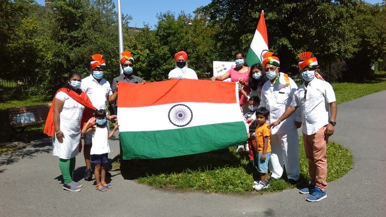 Locals celebrate India’s Independence Day and many leaders and members of government came to pay homage as well—and at 2 separate events