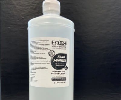 Advisory – Recall of counterfeit Zytec Germ Buster Hand Sanitizer