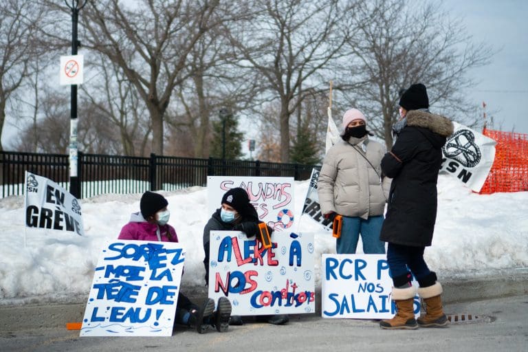 Lifeguards strike for better pay