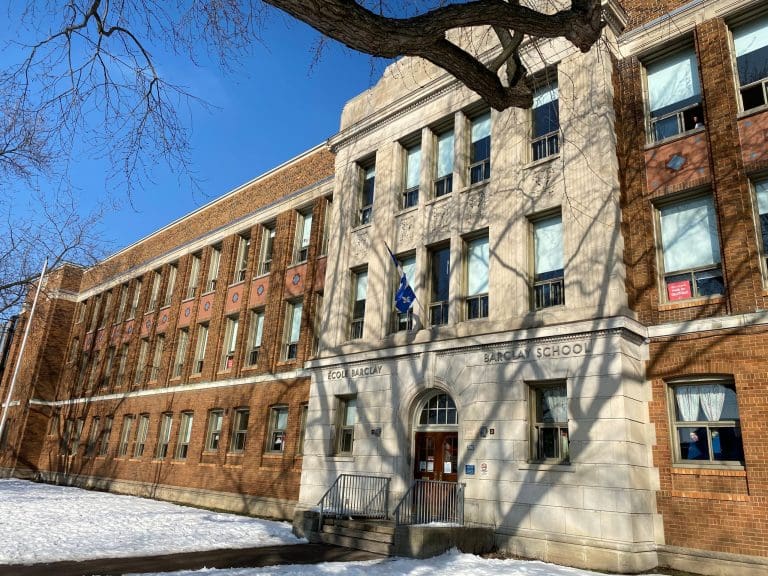 Vital green space at École Barclay